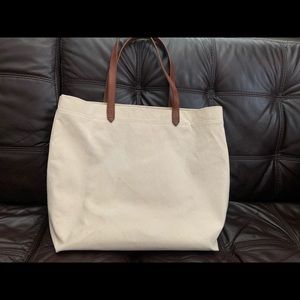 Madewell canvas transport tote